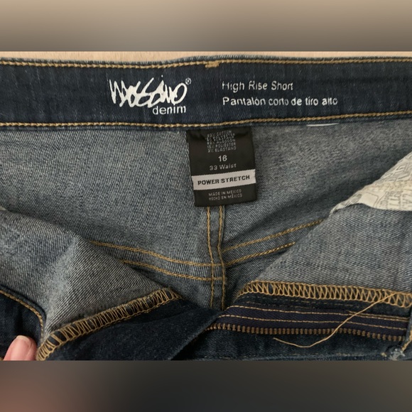 Mossimo denim high-rise shorts size 16 - Picture 3 of 6